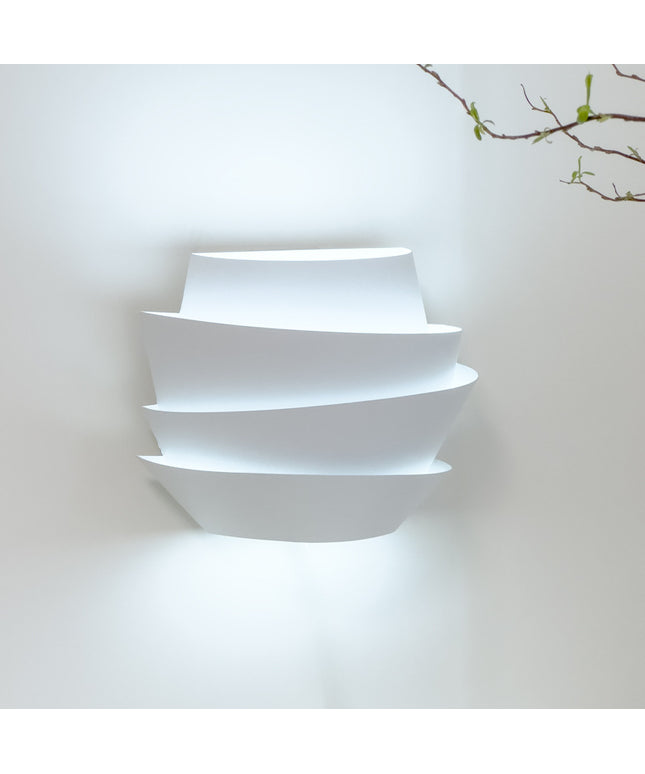 Abstract Pine Cone Modern Minimalist Wall Light – White Decorative Lamp