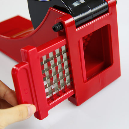 Stainless Steel French Fries Maker – Bold Red, Easy & Fun Frying | Ikeame