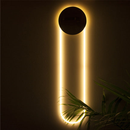 Luxury Gold Wall Lamp – Glass or Acrylic Tube Light for Living & Dining Rooms (56cm / 80cm)