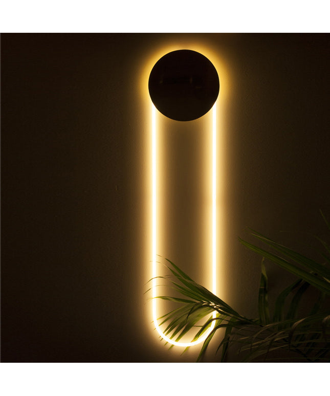 Luxury Gold Wall Lamp – Glass or Acrylic Tube Light for Living & Dining Rooms (56cm / 80cm)