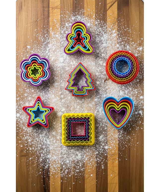 Meta Title: Rainbow Cookie Cutters 🌈 – 7 Shapes for Fun Baking