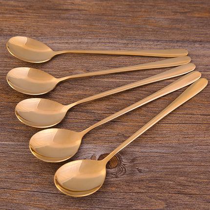 Pure Copper Spoon Supplement Copper Tableware Eating Spoon