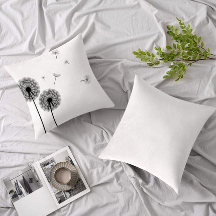 Beautiful Dandelion Printed Linen Cushion Cover