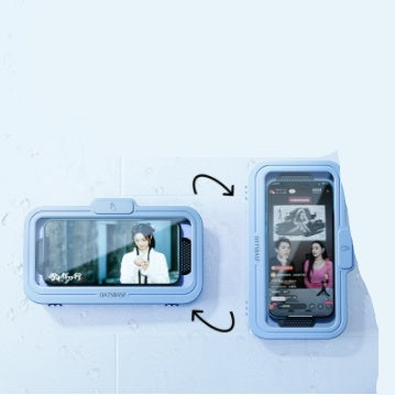 📱 Bathroom Waterproof Phone Storage Case – Sealed Wall Cover