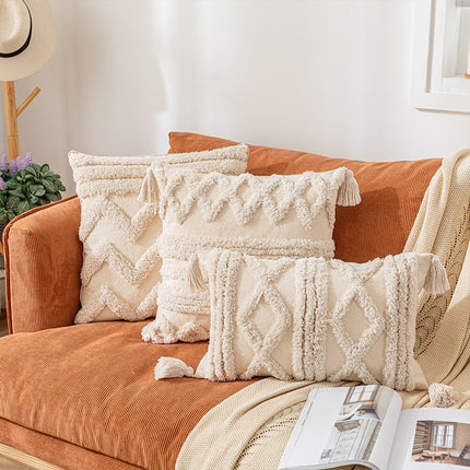 New plain modern minimalist tufted pillowcase – Trendy & Practical for Daily Living