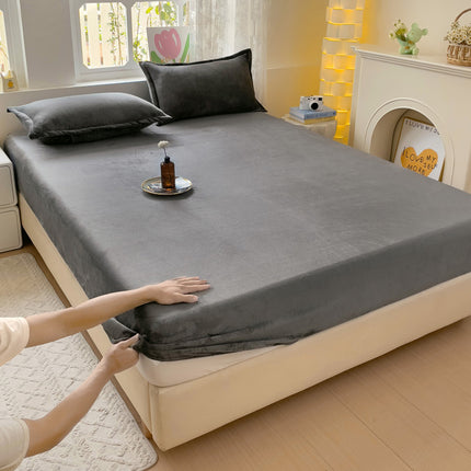 Milk Fibre Fitted Sheet | Soft Cooling Bed Sheet