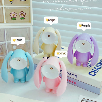 Rabbit Led Mini Small Table Household Desk Small Night Lamp