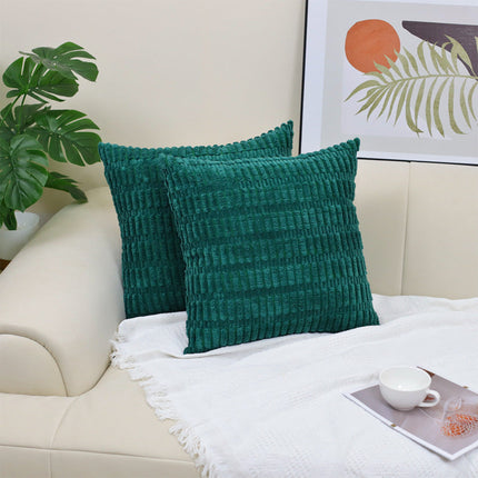 Corduroy decorative throw pillow covers soft boho striped pillow covers modern farmhouse christmas home decor for sofa living room couch bed – Trendy & Practical for Daily Living