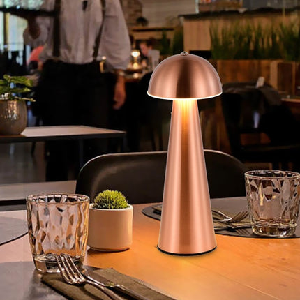 Atmosphere Table Lamp – Touch Switch USB Rechargeable (5 Metallic Colours)
