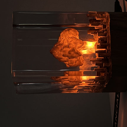 Small Night Lamp Decoration Atomic Bomb Explosion Mushroom Resin Crafts