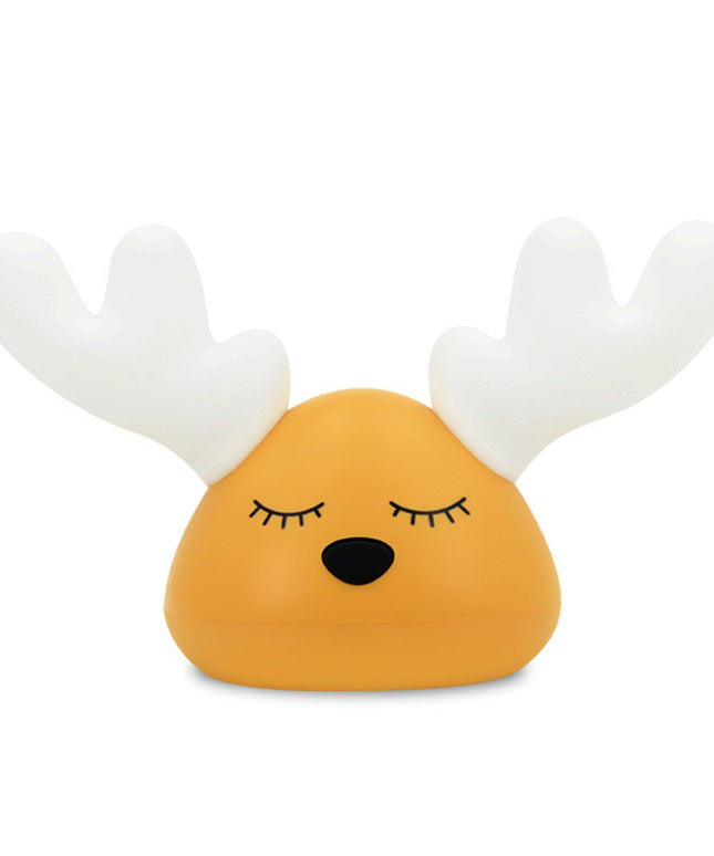 Deer Antlers LED Night Light – Rechargeable Silicone | Colour-Changing
