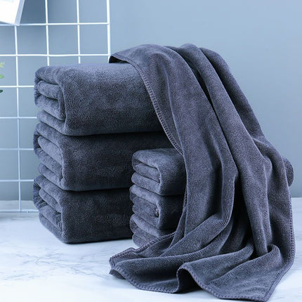 Hotel-Style Thickened Microfibre Towels – Absorbent Bath & Bed Towels | Ikeame