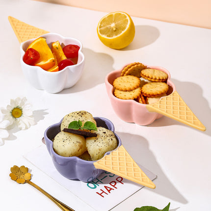 Ice Cream Cone Porcelain Dish 🍦 – 4 Colours