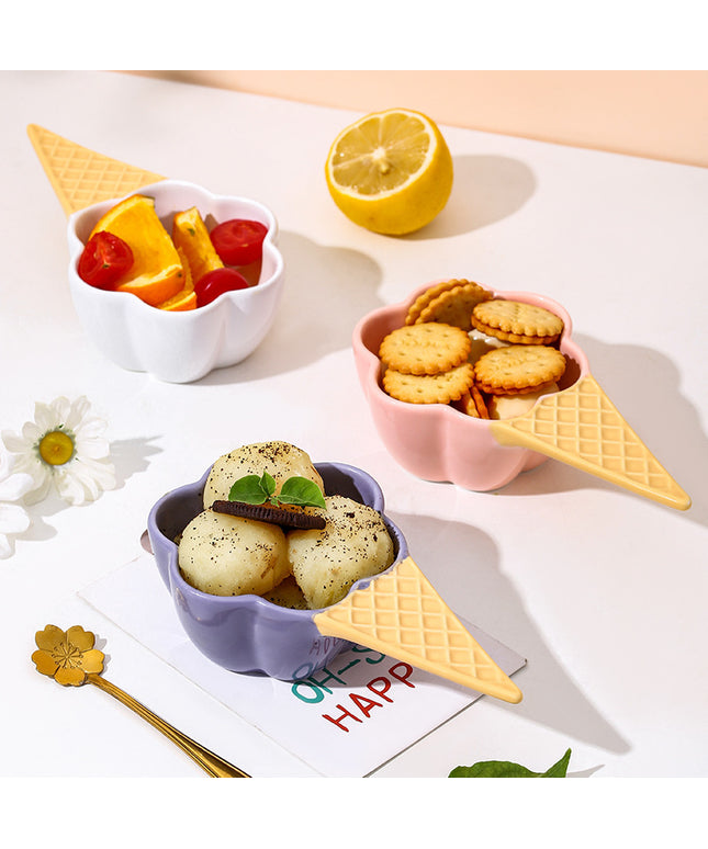Ice Cream Cone Porcelain Dish 🍦 – 4 Colours