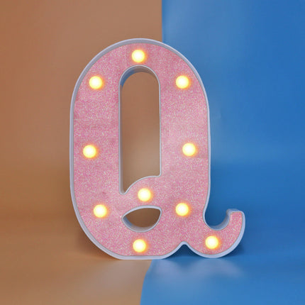 Night Light English Letter Lamp Birthday Party