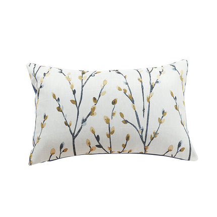Embroidered Garden Leaves Cushion Covers