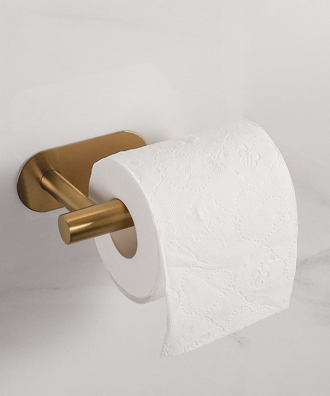 Stainless Steel Toilet Paper Holder Punch-free Kitchen Bathroom Roll Stand