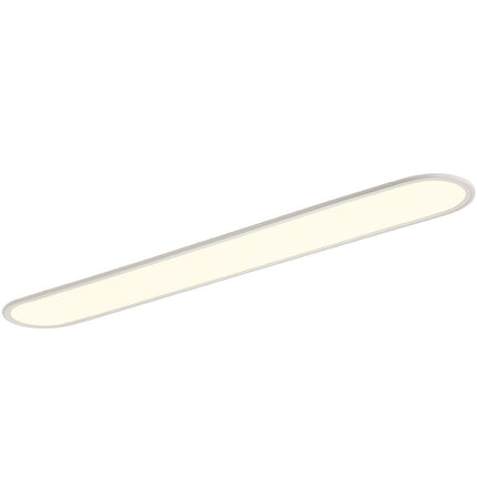 Long LED Ceiling Light – Modern Minimalist Linear Lamp (40cm, Black or White)