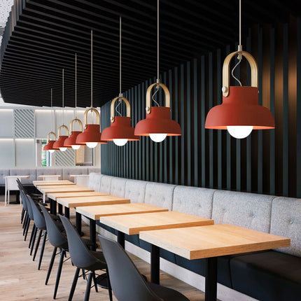 Nordic Pendant Light Shade – Modern Dome & Triangular Designs (6 Colours, 3 Shapes)