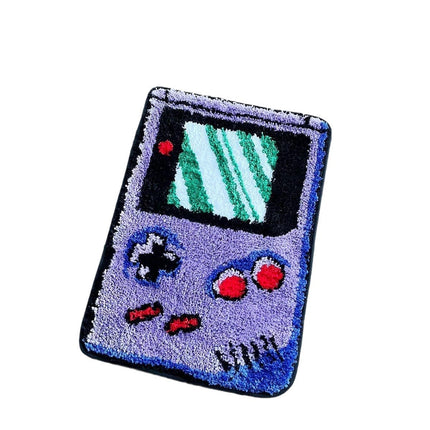 Retro Handheld Console Cashmere Door & Bath Mat (Non-Slip)