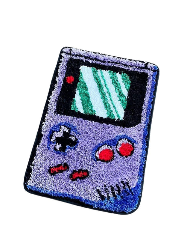 Retro Handheld Console Cashmere Door & Bath Mat (Non-Slip)