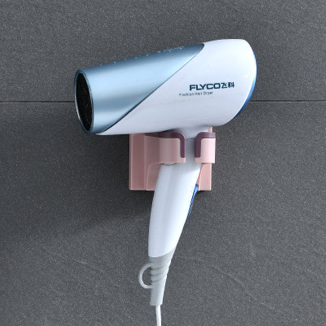 Hair Dryer Rack Free Punching Bathroom Simple Hair Dryer Storage Rack