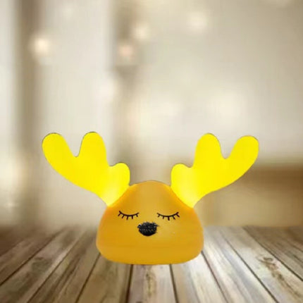 Deer Antlers LED Night Light – Rechargeable Silicone | Colour-Changing