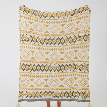 Boho Tassel Blanket | Tribal Shawl Throw