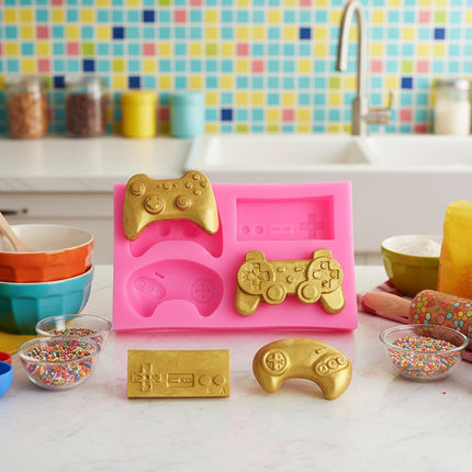 Game Controller Baking Mould 🎮 – 4 Designs, Silicone