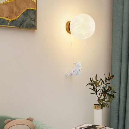 Moon Wall Lamp – Modern Nordic Minimalist Planet Lighting | Moon, Earth, Mars
