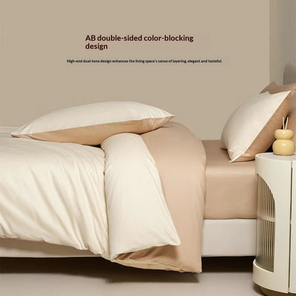 Pure Cotton Bedding Set | Luxury Minimalist Duvet Cover Set