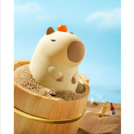 Capybara Night Light – Soft Silicone Rechargeable Lamp | Ikeame