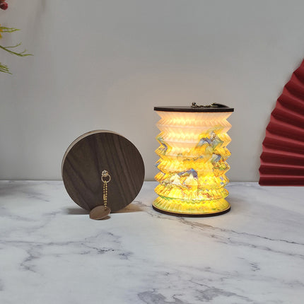 Collapsible Portable Desk Lantern – Artistic Rechargeable Lamp (10 Designs) | Ikeame