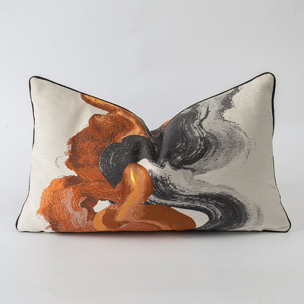 Ink Smoke Cushion Cover – Artistic Modern Pillow | Ikeame