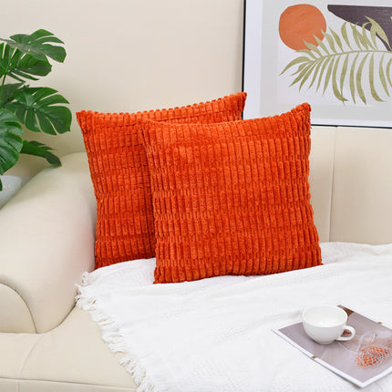 Corduroy decorative throw pillow covers soft boho striped pillow covers modern farmhouse christmas home decor for sofa living room couch bed – Trendy & Practical for Daily Living