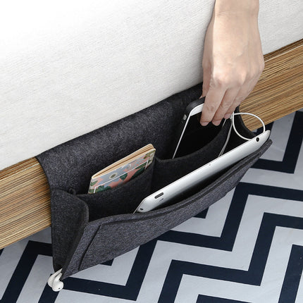Bedside Hanging Storage Pocket Nordic Fabric Organiser