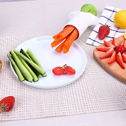 Kitchen Slicer for Fruits & Vegetables – 6 Stainless Steel Blades