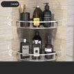 F - Double layer corner shelf - silver