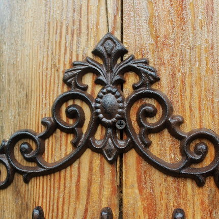 European Retro Nostalgic Wrought Iron Garden Hook
