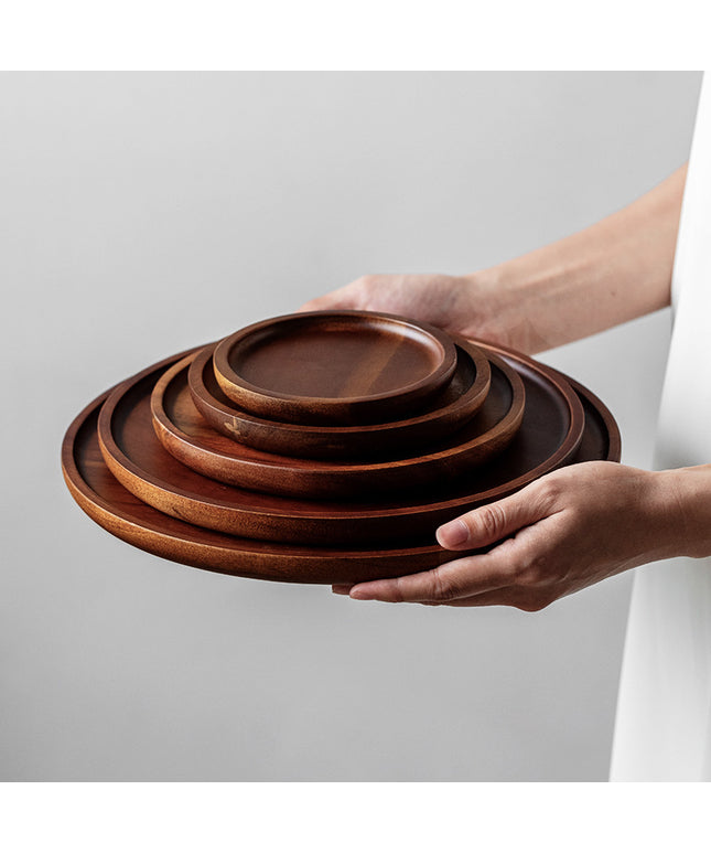 Wooden Japanese Plates – Elegant, Handcrafted & Versatile | Ikeame