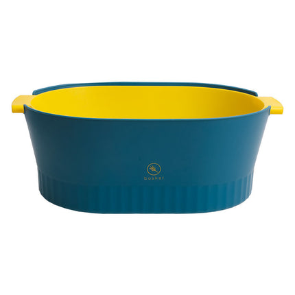 Double-Layer Drain Basket 🌀 – Colander & Bowl, 2 Sizes, 3 Colours