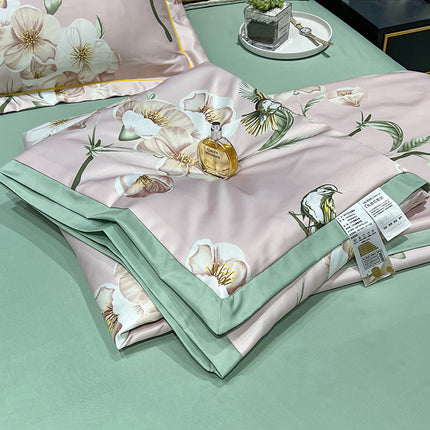 Tencel summer duvet four-piece washed silk – Trendy & Practical for Daily Living