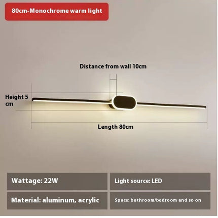 Mirror Front Bathroom Mirror Cabinet Dedicated Makeup Light Led Dressing Lamp