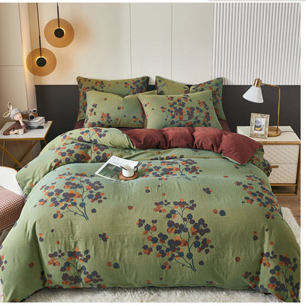 Autumn Leaves Cotton Bedding | Luxury Floral Duvet Cover