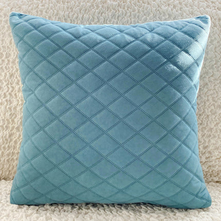 Modern Minimalist Velvet Cushion Covers – Pink, Blue, Gold, Orange, Green, or Sky Blue ✨