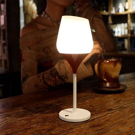 Creative Charging Wine Glass Red Atmosphere Table Lamp