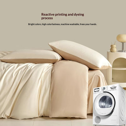 Pure Cotton Bedding Set | Luxury Minimalist Duvet Cover Set