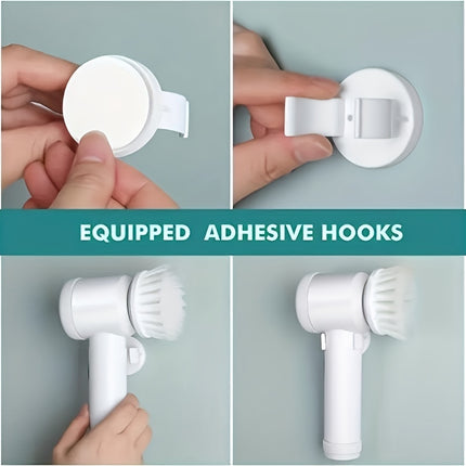 Electric Spin Cleaning Brush – USB Rechargeable Power Scrubber | Ikeame