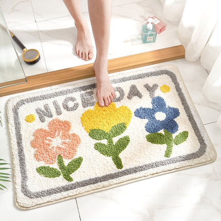 Cartoon Household Bathroom Mats Bathroom Absorbent Non-slip Mat