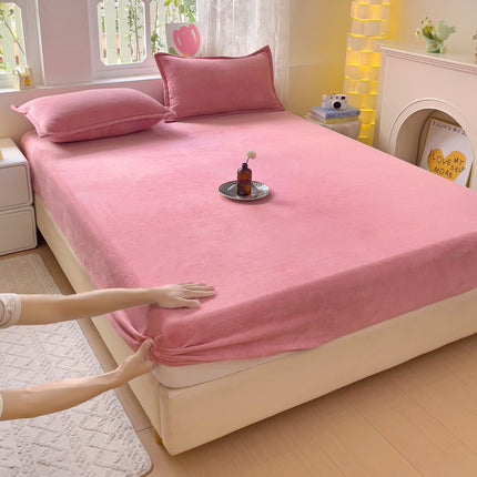 Milk Fibre Fitted Sheet | Soft Cooling Bed Sheet